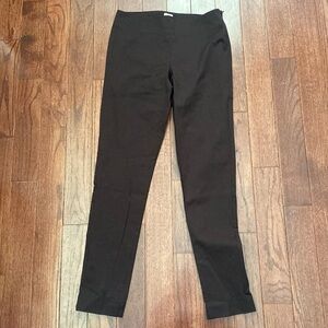 Ecru brown stretchy dress pants